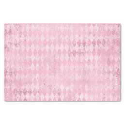 Pink Harlequin Pattern Tissue Paper