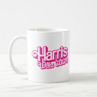 Pink Harris Walz 2024 Coffee Mug