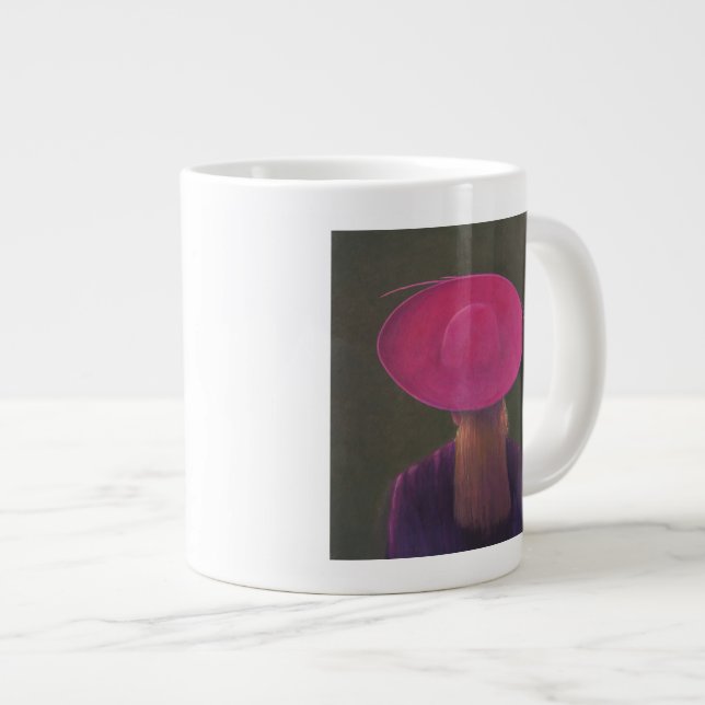 Pink Hat 2014 Large Coffee Mug (Front Right)