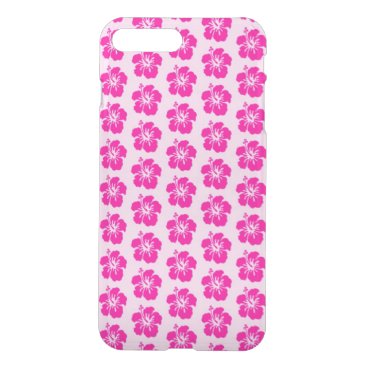 Pink Hawaiian iPhone 7 Plus Clearly™ Case Pink Hawaiian iPhone 7 Plus Clearly™ Case