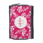 Pink Hawaiian Monogram Personalized Girls Wallet