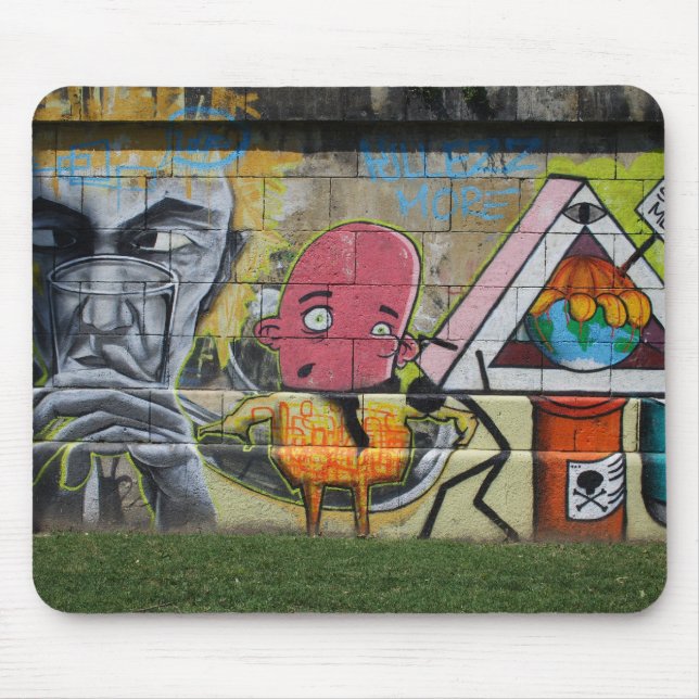 Pink Head Mouse Pad (Front)