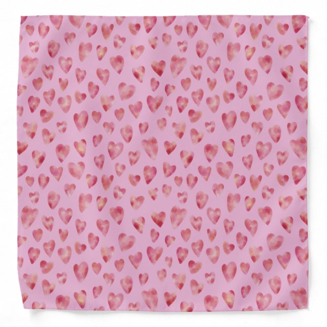 Pink Heart Bandana (Front)