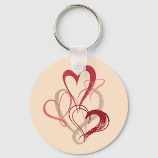 Pink Heart Bouquet Valentine’s Day Keychain