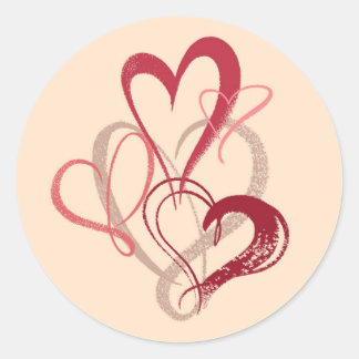Pink Heart Bouquet Valentine’s Day Sticker