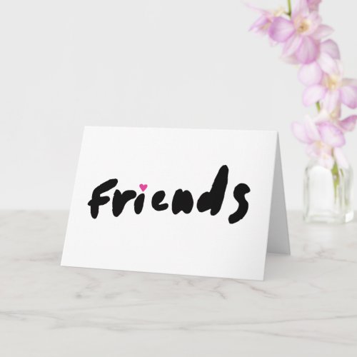 Pink Heart Buddies Clipart Making Friends Clipart Card