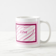  Pink Heart Coffee Mug