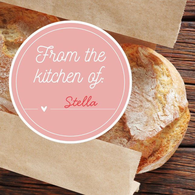 Pink Heart Custom  From the Kitchen of Sticker (Creator Uploaded)