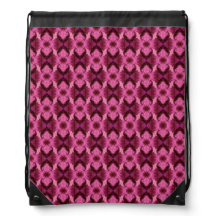 Pink Heart Damask
