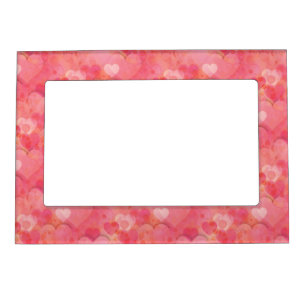 Pink Heart Dreams Magnetic Frame