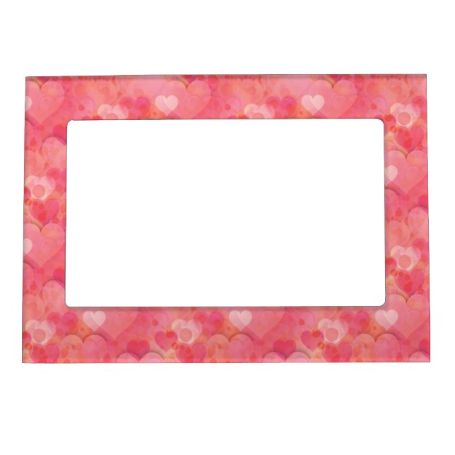 Pink Heart Dreams Magnetic Frame (Front)