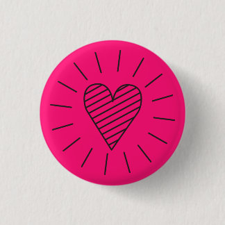 Pink Heart Flair Pin