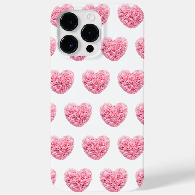 Pink Heart iPhone Case (Back)