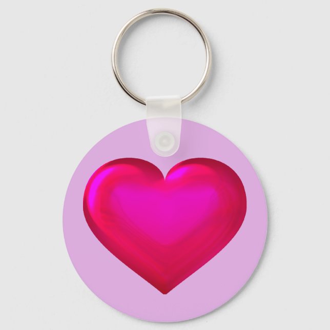 Pink Heart Keychain (Front)