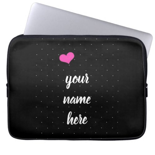 PINK HEART LAPTOP SLEEVE FOR HER