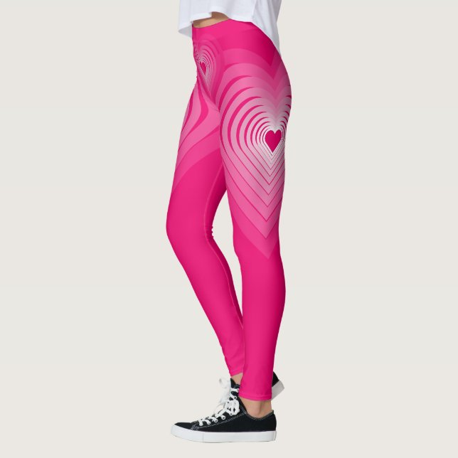 Pink Heart Leggings (Left)