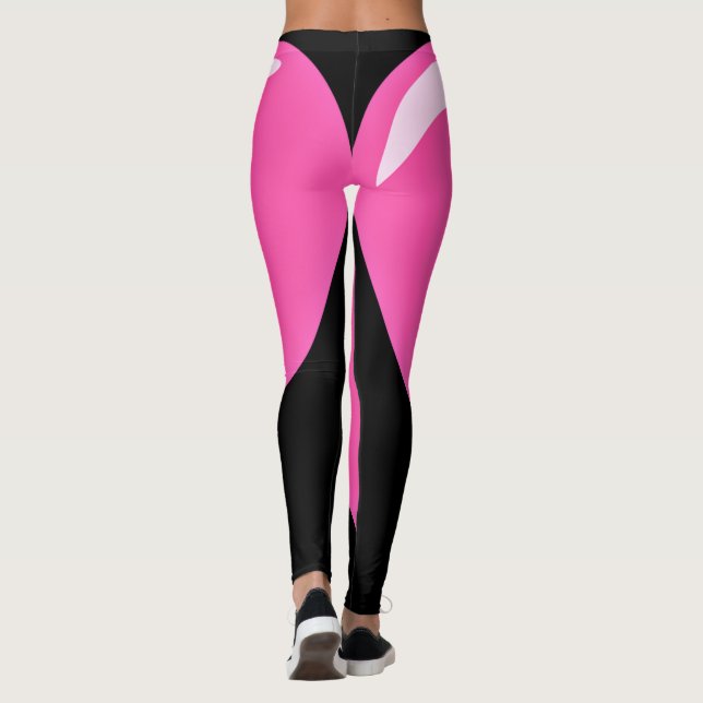 Pink Heart - Love Leggings (Back)