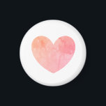 Pink heart magnet<br><div class="desc">Spread the love with this heart magnet.</div>