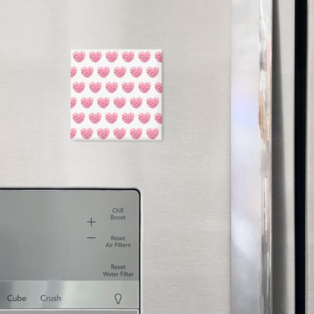Pink Heart Magnet (In Situ (Fridge))
