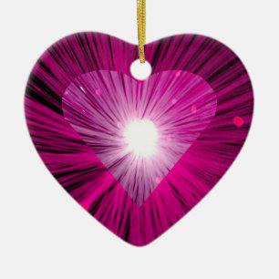 Pink Heart ornament heart