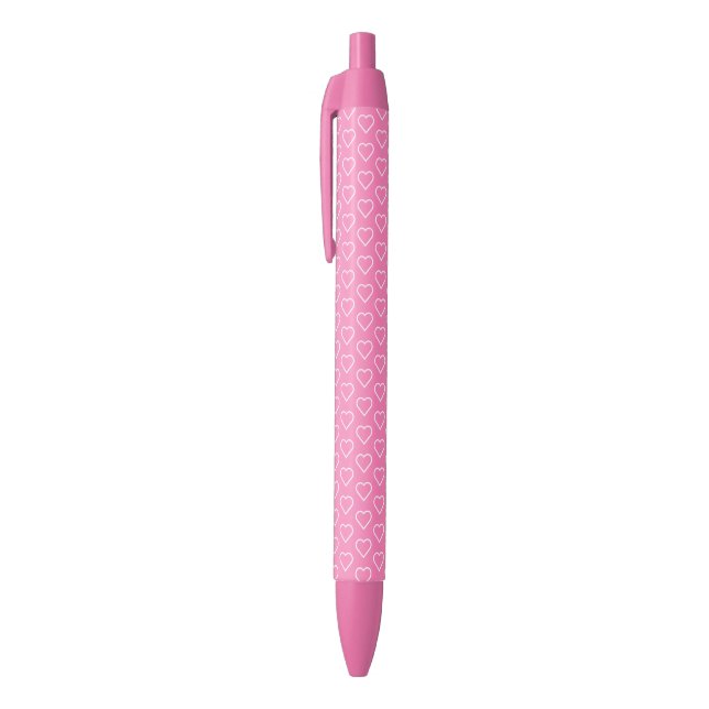 Pink Heart Pen - Choose Color (Top (Vertical))