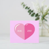 Pink Heart Pill Capsule (Standing Front)