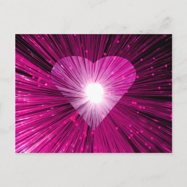 Pink Heart postcard (Front)