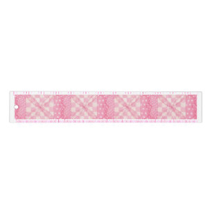 PINK HEART QUILT 12" Ruler