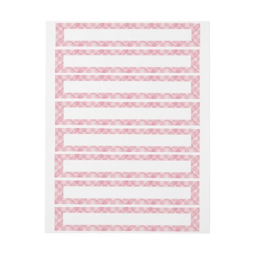 PINK HEART QUILT 1x725 Really Wide Labels