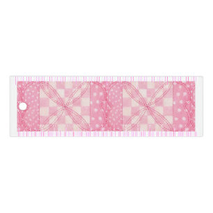 PINK HEART QUILT 6" Ruler