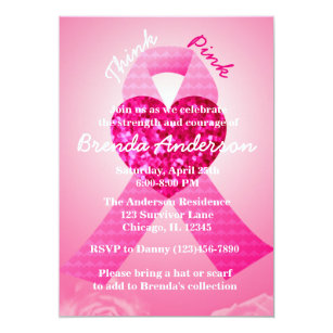 Breast Cancer Awareness Party Invitations 6