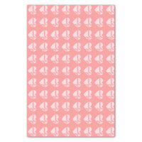 Cute Heart Pastel Color Pattern Valentine's Day Tissue Paper