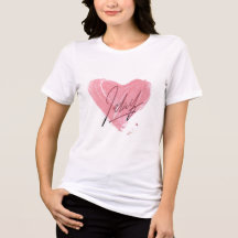 Pink Heart Signature Women’s T-Shirt