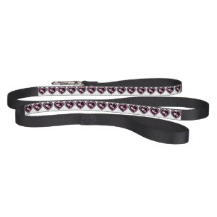Pink Heart Sticker. Pet Leash