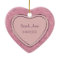 Pink Heart Swirl Baby First Christmas