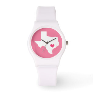 Pink Heart Texas Home State Watch
