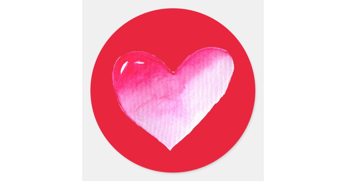 Pop Heart, Pink Heart' Sticker