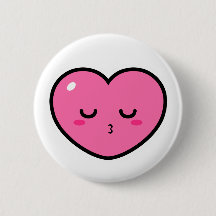 Pink Heart Waiting For a Kiss