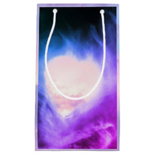 PINK HEART WITH CLOUDS Gift Bag