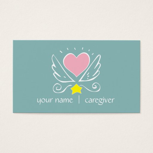 Customizable Caregiver Business Card