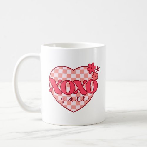 Pink Heart Xoxo Hugs and Kisses Baby  Coffee Mug