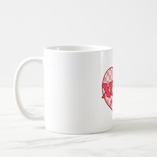Pink Heart Xoxo Hugs and Kisses  Coffee Mug