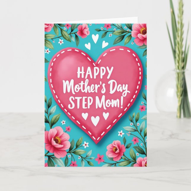 Pink Heartfelt Day Card (Front)