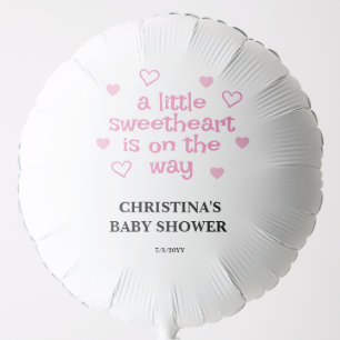  Pink Hearts Baby Shower  Balloon