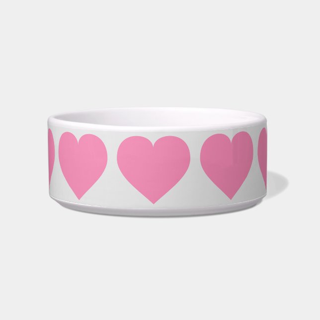 Pink Hearts Bowl (Front)