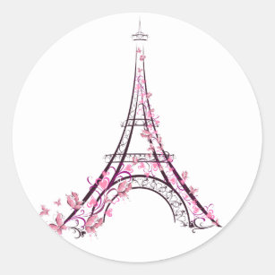 eiffel tower Sticker for Sale by rickilynn