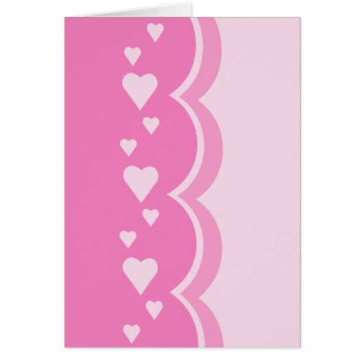 Pink Hearts Cards (Front)