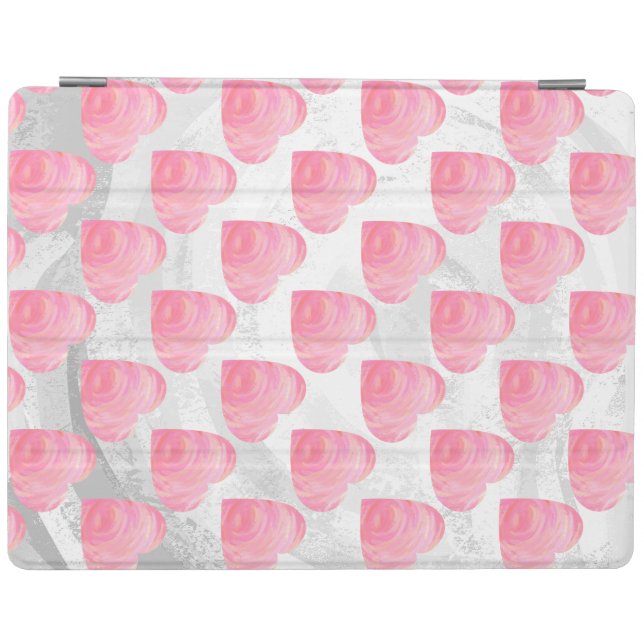 Pink Hearts iPad Smart Cover (Horizontal)