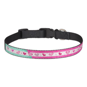 Pink Hearts Jeweled ALL COLLARS