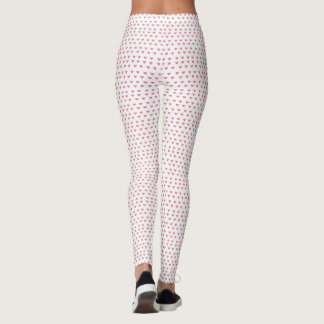 Pink hearts leggings